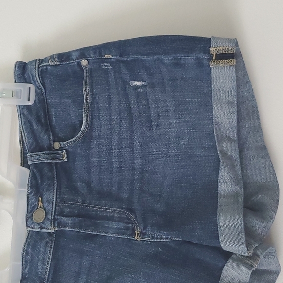 PAIGE Jimmy Jimmy Denim Shorts Roll Up Cuff Size 29 - Picture 4 of 10